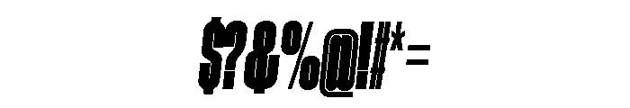 GTStandard SCompressedBlackOblique 2 Font OTHER CHARS