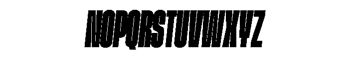 GTStandard SCompressedBlackOblique 2 Font UPPERCASE