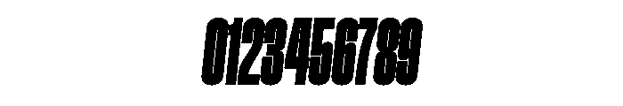 GTStandard SCompressedBlackOblique Font OTHER CHARS