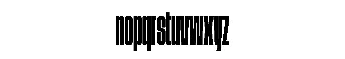 GTStandard SCompressedBold 2 Font LOWERCASE
