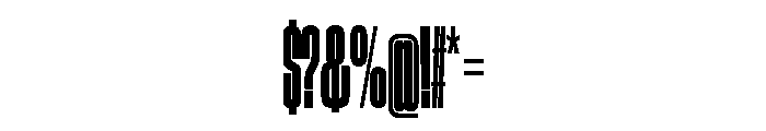 GTStandard SCompressedBold Font OTHER CHARS
