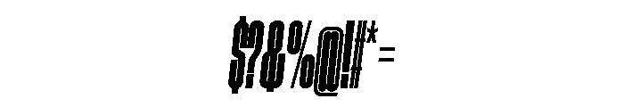 GTStandard SCompressedBoldOblique 2 Font OTHER CHARS