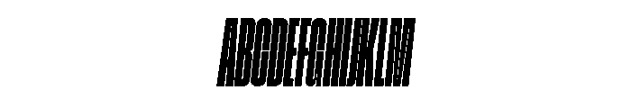 GTStandard SCompressedBoldOblique 2 Font UPPERCASE