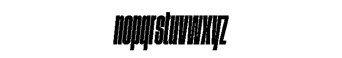 GTStandard SCompressedBoldOblique 2 Font LOWERCASE