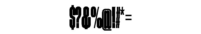 GTStandard SCompressedHeavy Font OTHER CHARS