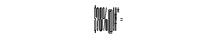 GTStandard SCompressedLight Font OTHER CHARS