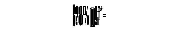 GTStandard SCompressedMedium Font OTHER CHARS