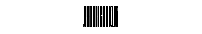 GTStandard SCompressedRegular 2 Font UPPERCASE