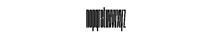 GTStandard SCompressedRegular 2 Font LOWERCASE