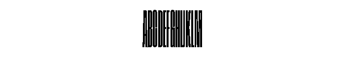 GTStandard SCompressedRegular Font UPPERCASE