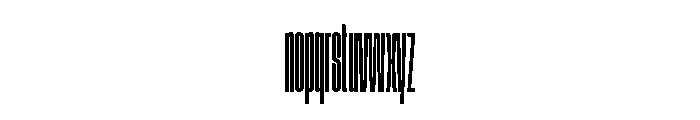 GTStandard SCompressedRegular Font LOWERCASE