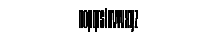GTStandard SCompressedSemibold 2 Font LOWERCASE