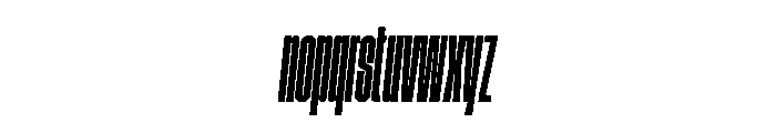GTStandard SCompressedSemiboldOblique 2 Font LOWERCASE