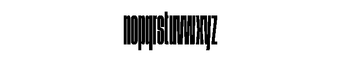 GTStandard SCompressedSemibold Font LOWERCASE