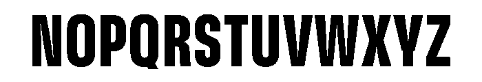 GTStandard SCondensedBlack Font UPPERCASE