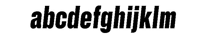 GTStandard SCondensedBlackOblique 2 FONT