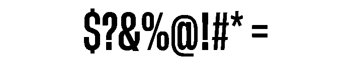 GTStandard SCondensedBold 2 Font OTHER CHARS