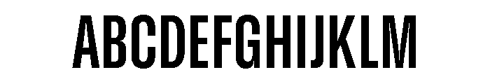 GTStandard SCondensedBold Font UPPERCASE