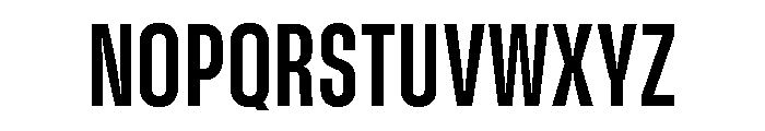 GTStandard SCondensedBold Font UPPERCASE