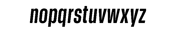 GTStandard SCondensedBoldOblique 2 Font LOWERCASE