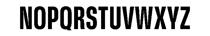 GTStandard SCondensedHeavy Font UPPERCASE
