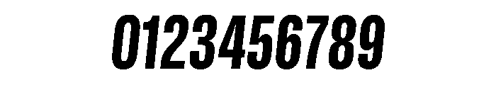 GTStandard SCondensedHeavyOblique Font OTHER CHARS