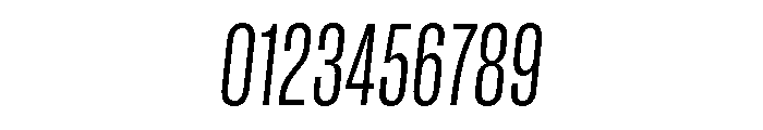 GTStandard SCondensedLightOblique Font OTHER CHARS