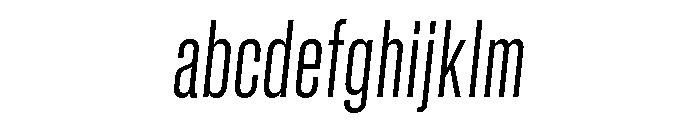 GTStandard SCondensedLightOblique FONT