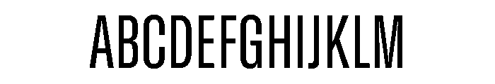 GTStandard SCondensedMedium 2 Font UPPERCASE