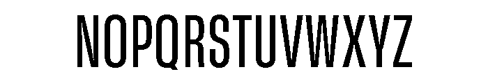 GTStandard SCondensedMedium Font UPPERCASE
