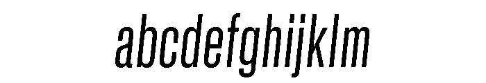 GTStandard SCondensedRegularOblique FONT