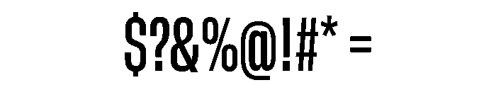 GTStandard SCondensedSemibold 2 Font OTHER CHARS