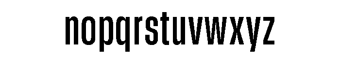 GTStandard SCondensedSemibold 2 Font LOWERCASE