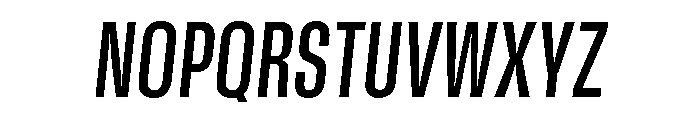 GTStandard SCondensedSemiboldOblique 2 Font UPPERCASE
