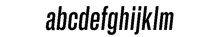 GTStandard SCondensedSemiboldOblique FONT