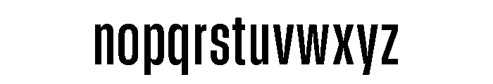 GTStandard SCondensedSemibold Font LOWERCASE