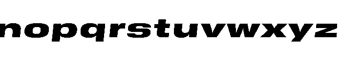 GTStandard SExpandedBlackOblique 2 Font LOWERCASE