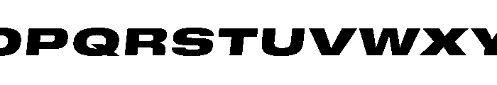 GTStandard SExpandedBlackOblique Font UPPERCASE
