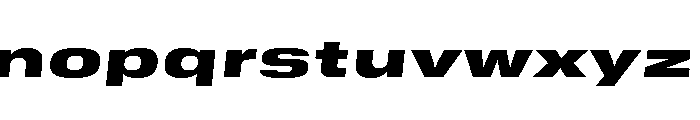 GTStandard SExpandedBlackOblique Font LOWERCASE