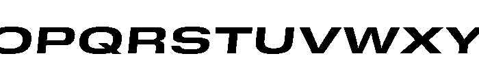 GTStandard SExpandedBoldOblique Font UPPERCASE