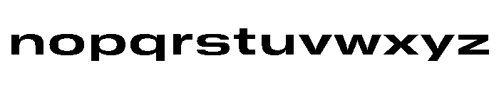 GTStandard SExpandedBold Font LOWERCASE