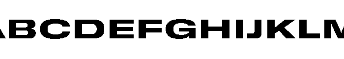 GTStandard SExpandedHeavy 2 Font UPPERCASE