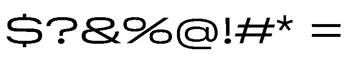 GTStandard SExpandedLight Font OTHER CHARS
