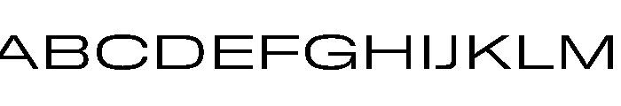 GTStandard SExpandedLight Font UPPERCASE