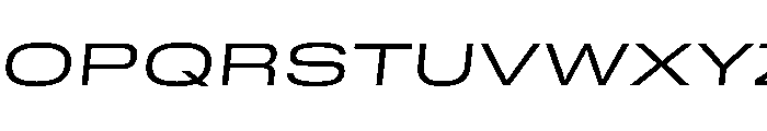 GTStandard SExpandedLightOblique Font UPPERCASE