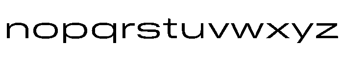 GTStandard SExpandedLight Font LOWERCASE