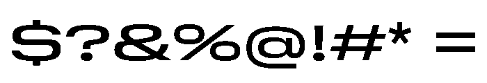 GTStandard SExpandedMedium 2 Font OTHER CHARS