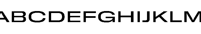 GTStandard SExpandedMedium Font UPPERCASE