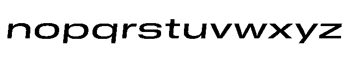 GTStandard SExpandedMediumOblique Font LOWERCASE