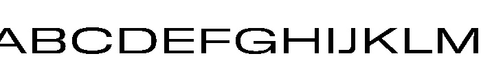 GTStandard SExpandedRegular Font UPPERCASE
